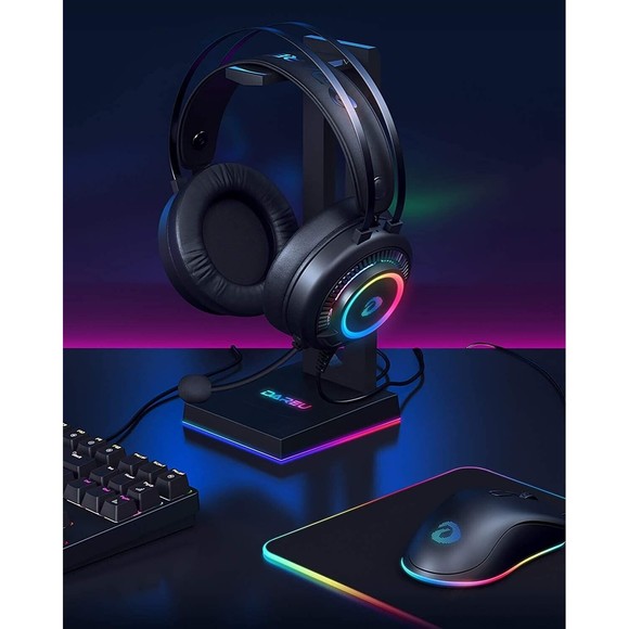 DAREU USB Gaming Headset with Microphone RGB Light Gaming Headset 7.1 - Picture 8 of 8